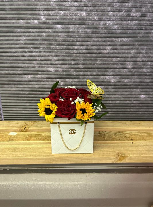 FLOWER HAND BAG